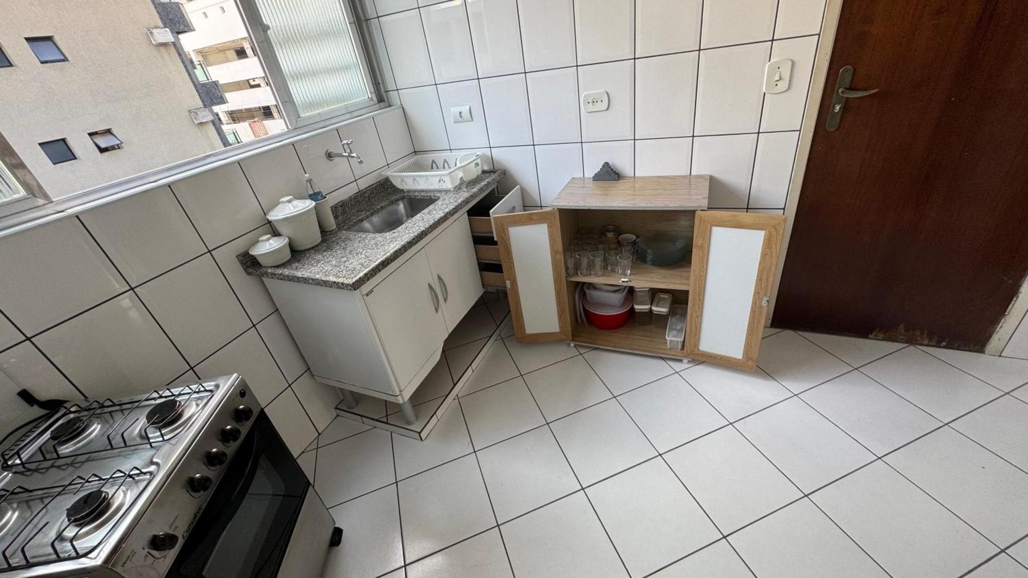 Apartamento Uma Quadra Da Praia Das Asturias Guarujá Esterno foto